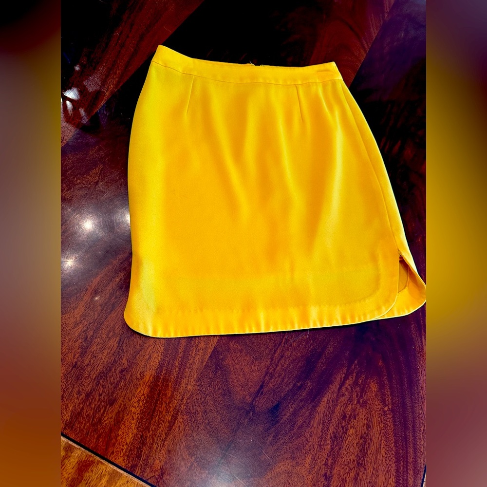 Cremieux gold skirt, size 2